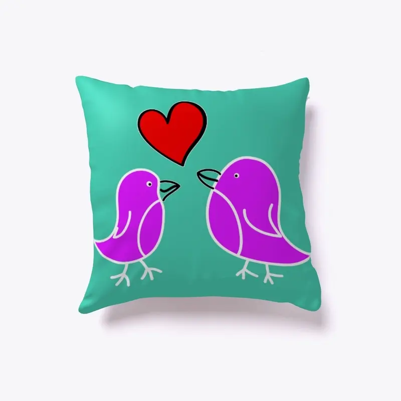 #BOOSTEDPILLOW - TwoBirdsWithALoveHeart